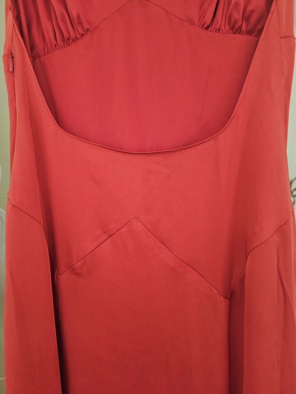 Meshki Kamala Low Back Satin Maxi Dress Small - Picture 8 of 16